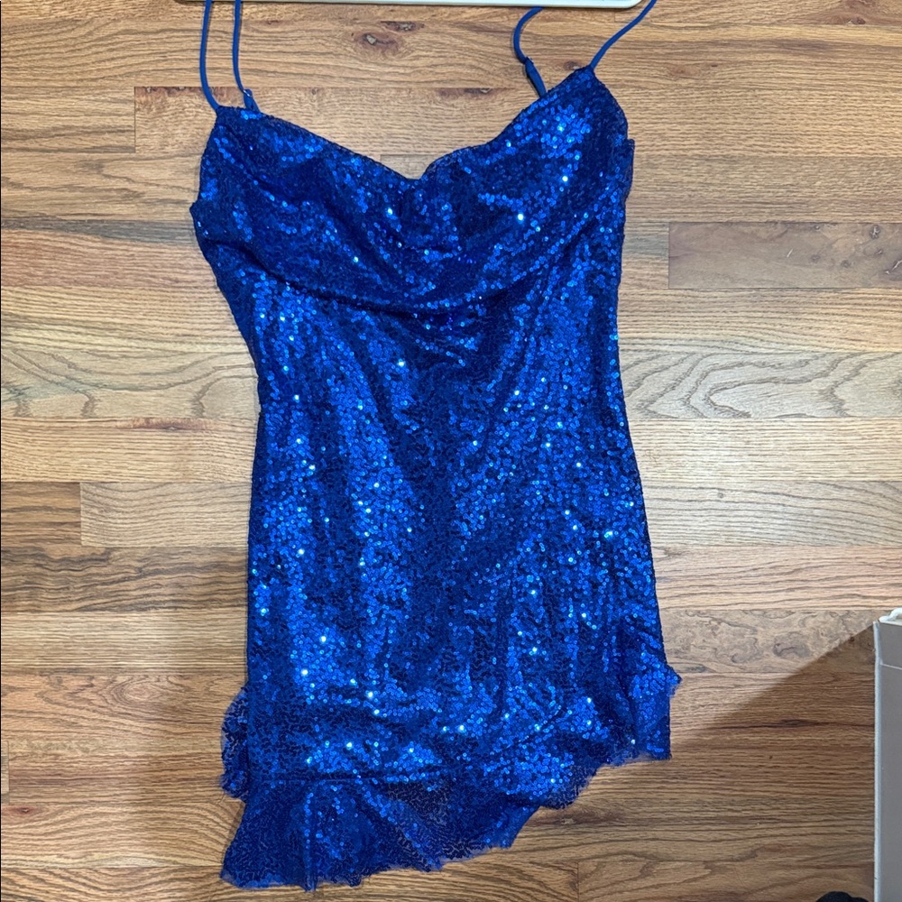 Lucy in the Sky Blue Sequin Dress